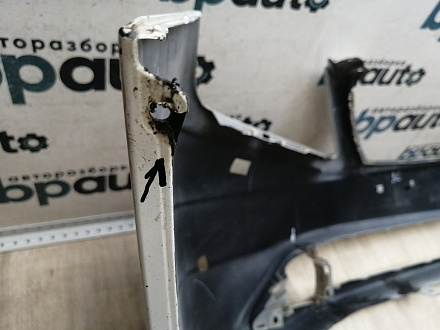 AA046163; Бампер передний; под паркт.; под омыват. (52119-33983) для Toyota Camry 50 (2012 — 2014)/БУ; Оригинал; Р1, Мелкий дефект; 