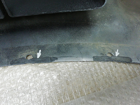 Фотография детали AA008610; Бампер передний; без паркт.; без омыват. (62022-4MD0H) для Nissan Tiida II (2015-2018)/БУ; Оригинал; Р0, Хорошее; K23, Серебро. Фото номер 14