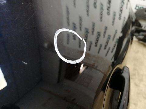Фотография детали AA036840; Дверь передняя правая (H010M-1KAMA) для Nissan Juke/БУ; Оригинал; Р0, Хорошее; B20, Темно-синий перламутр. Фото номер 4