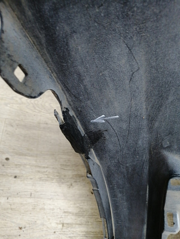 Фотография детали AA044825; Бампер передний; под паркт.; под омыват. (52119-0F090) для Toyota Verso I (2009- 2012)/БУ; Оригинал; Р2, Удовлетворительное; . Фото номер 32