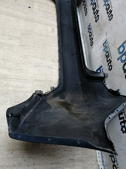 AA046123; Бампер задний; под паркт. (86611-4Y000) для Kia Rio III Sedan (2011- 2015)/БУ; Оригинал; Р1, Мелкий дефект; 