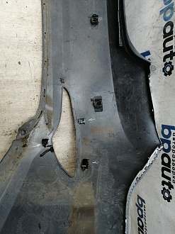 BA000141; Бампер задний; под паркт. (86611-4L500) для Hyundai Solaris I рест. Sedan (2014- 2016)/БУ; Оригинал; Р1, Мелкий дефект; 