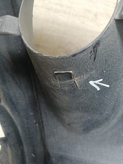 BA000185; Бампер передний; без паркт.; под омыват. (52119-05190) для Toyota Avensis/БУ; Оригинал; Р2, Удовлетворительное; 