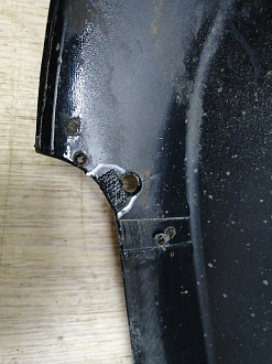 AA046081; Бампер задний; без паркт. (85022 9U040) для Nissan Note/БУ; Оригинал; Р1, Мелкий дефект; 