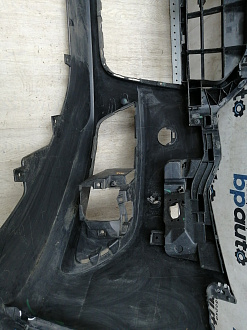 BA000164; Бампер передний; под паркт.; под омыват. (4G0 807 437) для Audi A6 C7/БУ; Оригинал; Р1, Мелкий дефект; 