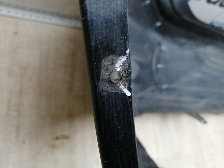 AA045247; Бампер задний; без паркт. (52159-12A30) для Toyota Corolla 150 (2006-2009)/БУ; Оригинал; Р2, Удовлетворительное; 