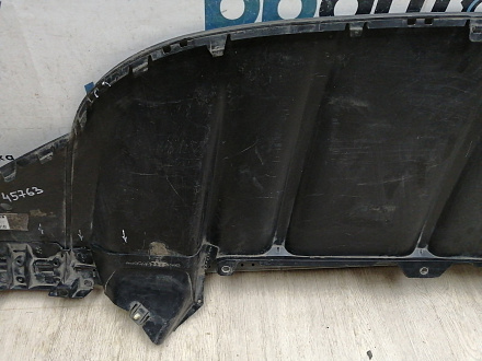 AA045763; Юбка переднего бампера (7P5807061) для Porsche Cayenne II (958) (2010-2014)/БУ; Оригинал; Р1, Мелкий дефект; 