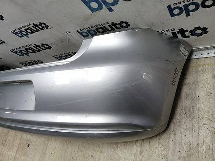 AA044590; Бампер задний; без паркт. (6R6807421BK) для Volkswagen Polo V Hatchback (2009-2013)/БУ; Оригинал; Р1, Мелкий дефект; 
