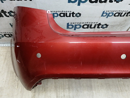 AA046122; Бампер задний; под паркт. (86611-4Y000) для Kia Rio III Sedan (2011- 2015)/БУ; Оригинал; Р1, Мелкий дефект; 