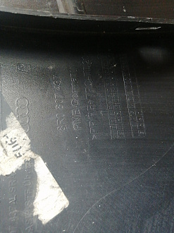 AA045796; Бампер передний; под паркт.; под омыват. (8R0 807 437 AH) для Audi Q5 I рест. (2012-2017)/БУ; Оригинал; Р1, Мелкий дефект; 