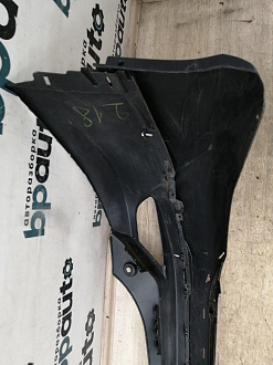 AA038190; Бампер задний; без паркт. (52159-0R150) для Toyota Rav4 40 рест. (2015 — 2019)/БУ; Оригинал; Р1, Мелкий дефект; 