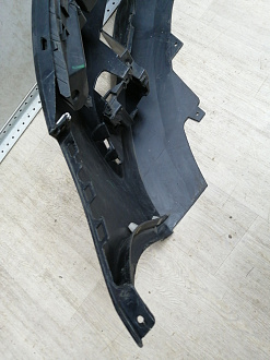 BA000166; Бампер передний; под паркт.; под омыват. (4G0 807 437) для Audi A6 C7/БУ; Оригинал; Р1, Мелкий дефект; 