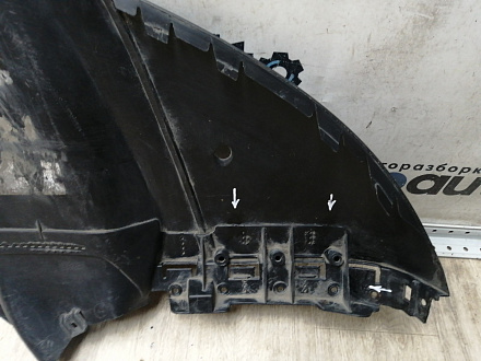 AA045747; Юбка переднего бампера (7P5807061) для Porsche Cayenne II (958) (2010-2014)/БУ; Оригинал; Р1, Мелкий дефект; 