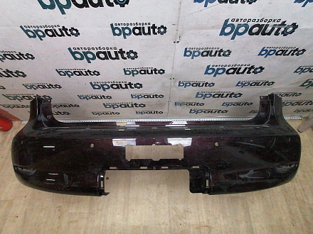 AA045384; Бампер задний, под накладку; под паркт. (85022-1LA0H) для Infiniti QX80 I рест. (2014-2017)/БУ; Оригинал; Р1, Мелкий дефект; 