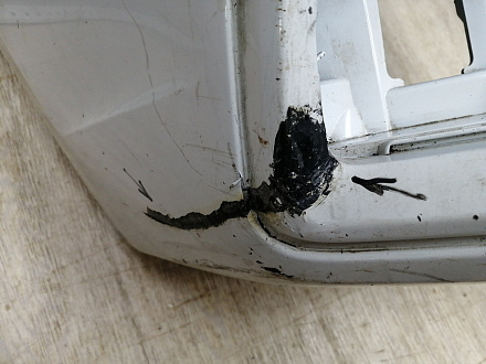 AA045705; Бампер передний, S-line; под паркт.; под омыват. (8K0 807 437 S) для Audi A4 B8/БУ; Оригинал; Р2, Удовлетворительное; 