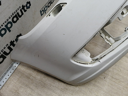 AA045692; Бампер передний; без паркт.; под омыват. (1T0 807 221 M) для Volkswagen Touran II (2010-2015)/БУ; Оригинал; Р1, Мелкий дефект; 