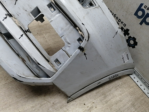 Фотография детали AA045933; Бампер передний, S-Line; под омыват. (8U0807437AS) для Audi Q3 I рест. (2014-2018)/БУ; Оригинал; Р2, Удовлетворительное; . Фото номер 2