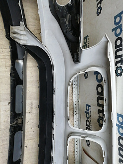 AA046499; Бампер передний; без паркт.; без омыват. (51117303750) для BMW Х1 I (E84) рест. (2012-2015)/БУ; Оригинал; Р1, Мелкий дефект; 