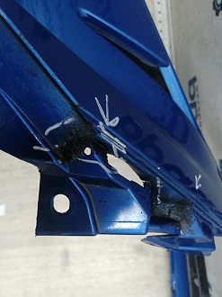 AA046025; Бампер передний; под паркт.; под омыват. (52119-78010) для Lexus NX (2014-2017)/БУ; Оригинал; Р2, Удовлетворительное; 