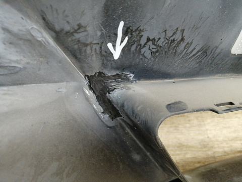 Фотография детали AA034106; Бампер передний; под паркт.; без омыват. (A2058800125) для Mercedes-Benz C-klasse IV (W205) (2014-2018)/БУ; Оригинал; Р1, Мелкий дефект; . Фото номер 21