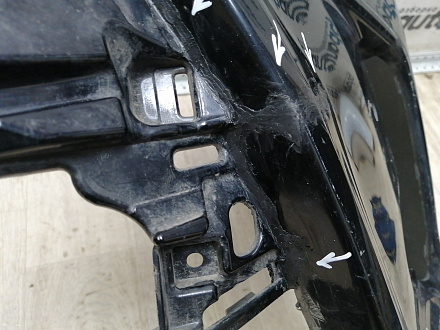 AA045972; Бампер передний; под паркт.; без омыват. (52119-0E350) для Toyota Highlander III рест. (2016 — 2019)/БУ; Оригинал; Р2, Удовлетворительное; 