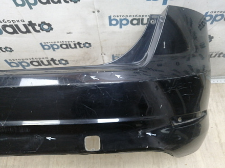 AA046257; Бампер задний; без паркт. (BS71-F17906-A) для Ford Mondeo Sedan IV рест. (2010- 2014)/БУ; Оригинал; Р1, Мелкий дефект; 