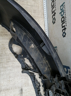 AA045531; Бампер передний; под паркт.; под омыват. (4L0 807 437 H) для Audi Q7 I рест. (2010-2015)/БУ; Оригинал; Р1, Мелкий дефект; 