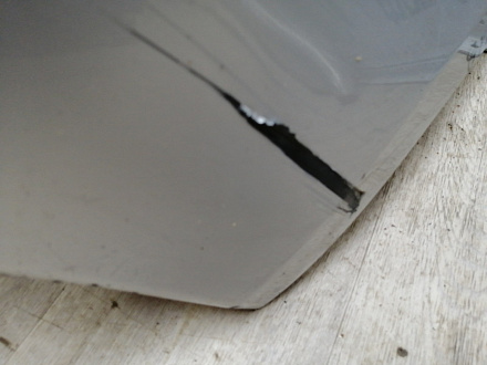 AA046118; Бампер задний; без паркт. (86611-4Y000) для Kia Rio III Sedan (2011- 2015)/БУ; Оригинал; Р1, Мелкий дефект; 