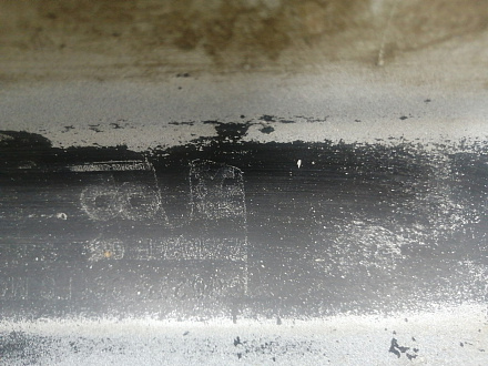 AA046026; Бампер передний; без паркт.; без омыват. (9674576177) для Peugeot 308 I рест. (2011-2015)/БУ; Оригинал; Р2, Удовлетворительное; 