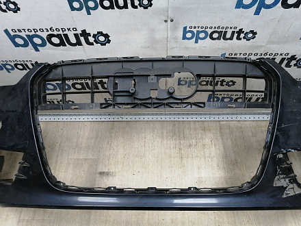 AA045631; Бампер передний; под паркт.; под омыват. (4G0 807 437) для Audi A6 C7/БУ; Оригинал; Р1, Мелкий дефект; 