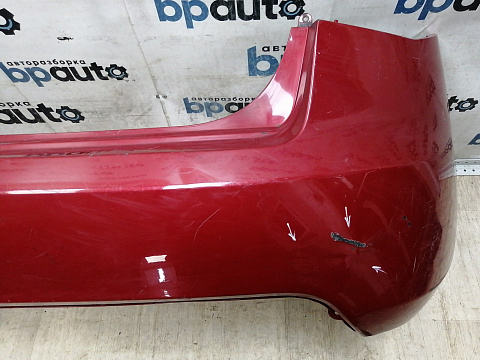 Фотография детали AA046244; Бампер задний; без паркт. (86611-1M000) для Kia Cerato II (2009-2013)/БУ; Оригинал; Р1, Мелкий дефект; . Фото номер 3