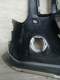 AA045780; Бампер передний; без паркт.; под омыват. (52119-42730) для Toyota Rav4 30 рест. V 2.4 (2009 - 2010)/БУ; Оригинал; Р1, Мелкий дефект; 