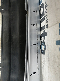 AA045893; Бампер задний v2.4; под паркт. (52159-33918) для Toyota Camry 40 рест. (2010 — 2011)/БУ; Оригинал; Р1, Мелкий дефект; 