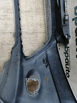 AA044363; Бампер передний; под паркт.; без омыват. (8A61-17K819) для Ford Fiesta VI (2008-2013)/БУ; Оригинал; Р1, Мелкий дефект; 