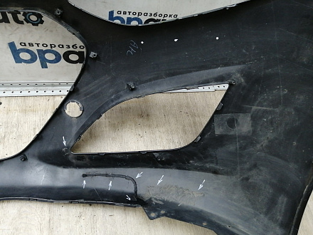 AA044881; Бампер передний; без паркт.; без омыват. (86511-A6000) для Hyundai I 30/БУ; Оригинал; Р2, Удовлетворительное; 