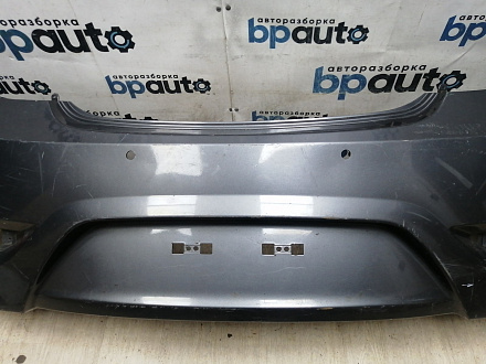 AA045615; Бампер задний; под паркт. (86611-4L200) для Hyundai Solaris I HB (2010- 2014)/БУ; Оригинал; Р1, Мелкий дефект; 