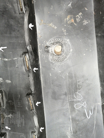 Фотография детали AA045390; Бампер передний; под паркт.; без омыват. (84393328) для Cadillac Escalade V (2020—2024)/БУ; Оригинал; Р1, Мелкий дефект; . Фото номер 25