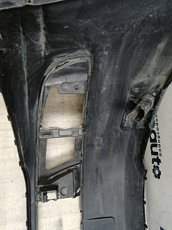 AA045691; Бампер передний; без паркт.; под омыват. (1T0 807 221 M) для Volkswagen Touran II (2010-2015)/БУ; Оригинал; Р1, Мелкий дефект; 