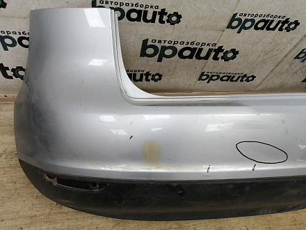 AA031538; Бампер задний; без паркт. (5M0807421) для Volkswagen Golf Plus I (2005-2009)/БУ; Оригинал; Р1, Мелкий дефект; 