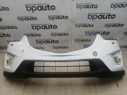 AA045756; Бампер передний; без паркт.; под омыват. (KD45-50031) для Mazda CX-5/БУ; Оригинал; Р1, Мелкий дефект; 
