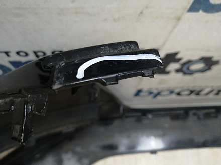 AA045593; Бампер передний; без паркт.; под омыват. (8K0 807 437 AC) для Audi A4 B8/БУ; Оригинал; Р1, Мелкий дефект; 