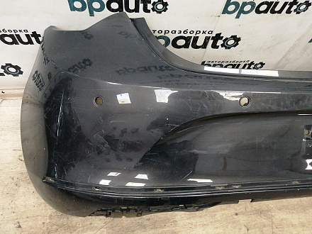 AA037246; Бампер задний, под хром молдинг; под паркт. (13368066) для Opel Astra J рест. HB 5D (2012 - 2015)/БУ; Оригинал; Р1, Мелкий дефект; 