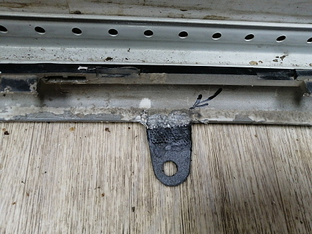 AA046127; Бампер передний; без паркт.; без омыват. (7S71-17757-A) для Ford Mondeo/БУ; Оригинал; Р1, Мелкий дефект; 