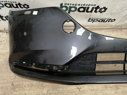 AA038414; Бампер передний; под паркт.; под омыват. (GSH7-50031) для Mazda 6 III (GJ) рест. 2 (2018-2024)/БУ; Оригинал; Р1, Мелкий дефект; 