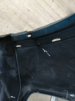 AA045371; Бампер передний; без паркт.; без омыват. (71711-54P) для Suzuki Vitara II (2014 — 2019)/БУ; Оригинал; Р2, Удовлетворительное; 