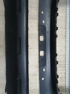 AA046186; Бампер передний; под паркт.; под омыват. (52119-60E01) для Toyota Land Cruiser Prado 150 (2010 — 2013)/БУ; Оригинал; Р1, Мелкий дефект; 