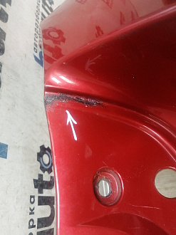 AA046030; Бампер задний; без паркт. (52159-02610) для Toyota Auris I рест. (2010- 2013)/БУ; Оригинал; Р1, Мелкий дефект; 