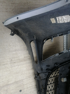 AA045772; Бампер передний; без паркт.; под омыват. (BCW8-50031) для Mazda 3 BL/БУ; Оригинал; Р1, Мелкий дефект; 