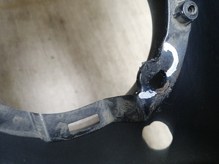 AA045965; Бампер передний; под паркт.; под омыват. (52119-60G50) для Toyota Land Cruiser Prado 150 рест. (2013 — 2017)/БУ; Оригинал; Р1, Мелкий дефект; 