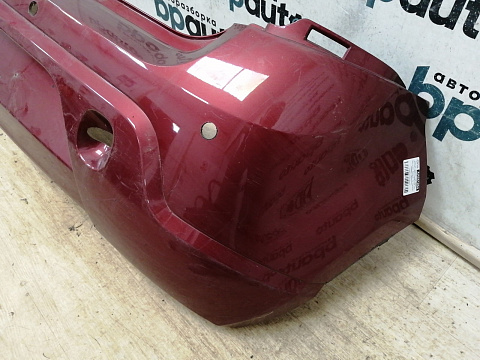 Фотография детали AA041254; Бампер задний; под паркт. (8200911893) для Renault Sandero I (2009-2014)/БУ; Оригинал; Р1, Мелкий дефект; . Фото номер 2